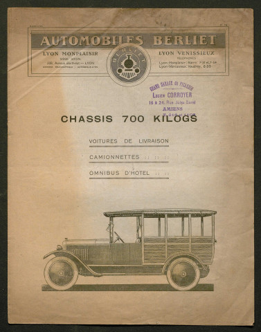 Publicités automobiles : Berliet