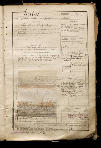 Jadot, Hippolyte Paul Joseph, né le 06 juillet 1876 à Boiry-Saint-Martin (Pas-de-Calais), classe 1896, matricule n° 201, Bureau de recrutement d'Abbeville