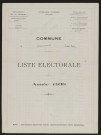Liste électorale : Estrées-Deniécourt, Section d'Estées