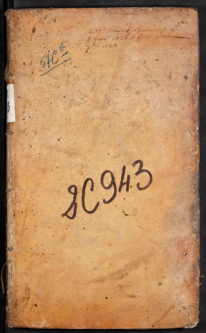 Centième denier du bureau de Conty pour la période du 4 janvier 1736 au 23 septembre 1738