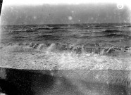 Paysage littoral. Les vagues