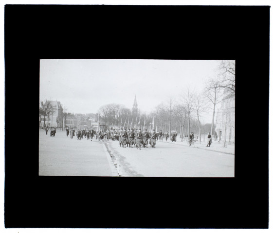 72e de ligne, place Longneville - novembre 1913