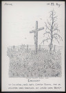 Ercourt : calvaire, croix bois, christ en fonte - (Reproduction interdite sans autorisation - © Claude Piette)