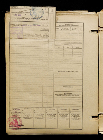 Miannay, Robert Charles Auguste, né le 17 février 1890 à Quesnoy-sur-Airaines (Somme), classe 1910, matricule n° 1097, Bureau de recrutement d'Amiens