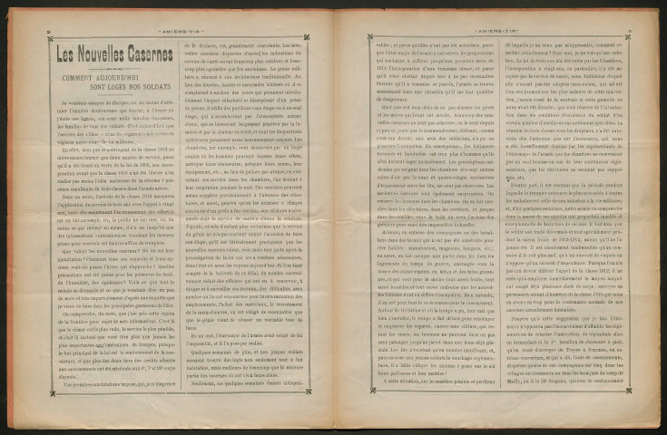 Amiens-tir, organe officiel de l'amicale des anciens sous-officiers, caporaux et soldats d'Amiens, numéro 8 (août 1913 - septembre 1913)