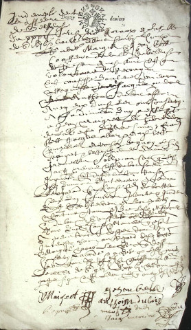 Etude de Me Augustin Perdu à Amiens (étude n°26). Minutes de l'année 1676