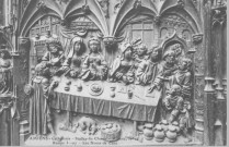 Cathédrale - Stalles du Choeur - 3e série, N° 12 - Rampe 1 - 107 - Les noces de Cana