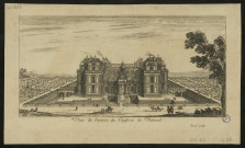 Veüe de l'entrée du Château de Verneuil