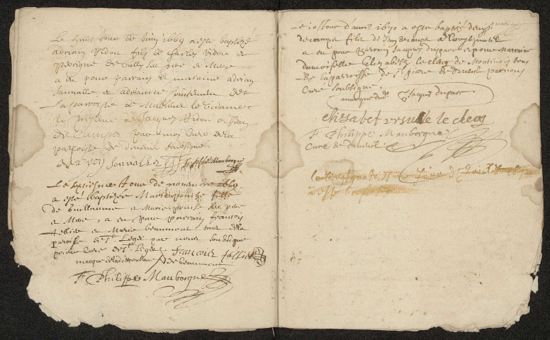 Dreuil-lès-Molliens : baptêmes, mariages, sépultures (1669-1746)