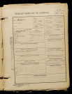Benoit, René, né le 27 décembre 1895 à Nesle (Somme), classe 1915, matricule n° 1067, Bureau de recrutement de Péronne