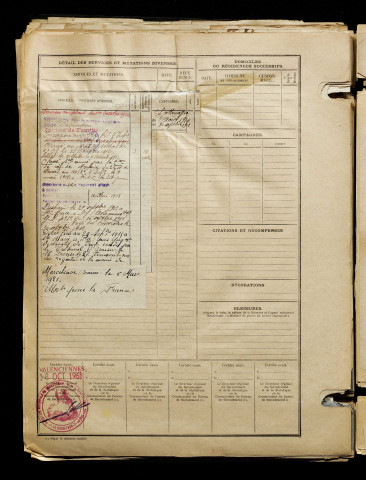 Delouard, Paul, né le 14 mars 1890 à Marcelcave (Somme), classe 1910, matricule n° 972, Bureau de recrutement d'Amiens