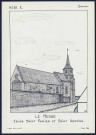 Le Mesge : église Saint-Fuscien et Saint-Gentien - (Reproduction interdite sans autorisation - © Claude Piette)