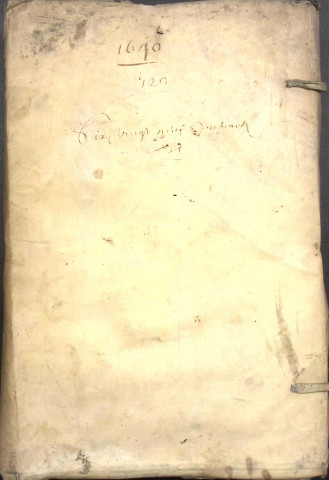 Etude de Me Antoine Ricard à Amiens (étude n°25). Minutes de l'année 1640