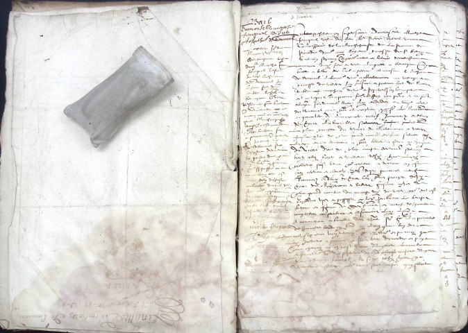 Etude de Me Jean Ricart à Amiens (étude n°9). Minutes de l'année 1621