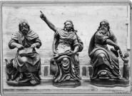 Statues de saint Luc, saint Jean et saint Matthieu