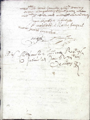 Etude de Me François De Hangest à Amiens (étude n°13). Minutes de l'année 1712