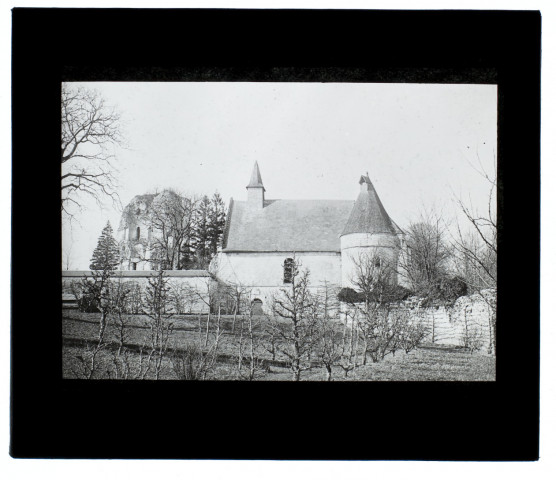 Eglise et château de Lucheux (Somme) - mars 1902