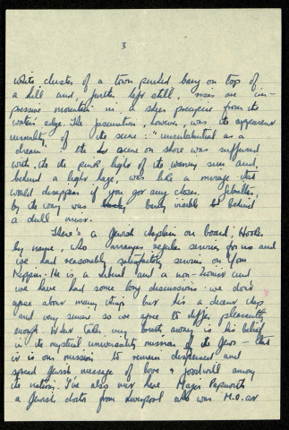 Lt R. Goldwater RA, Draft RAAQN India Command, 19 Sept. 45 : lettre de Raymond Goldwater à son frère Stan