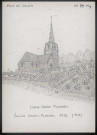 Ligny-Saint-Flochel (Pas-de-Calais) : église Saint-Flochel - (Reproduction interdite sans autorisation - © Claude Piette)