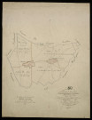 Plan du cadastre napoléonien - Mesnil-Saint-Nicaise (Mesnil Saint Nicaise) : tableau d'assemblage