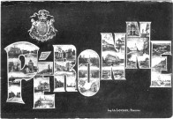 Péronne. Carte postale multi-vues