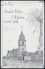 Condé-Folie : l'église avant 1914 - (Reproduction interdite sans autorisation - © Claude Piette)