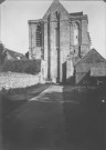 Eglise de l'abbaye de Saint-Martin-aux-Bois (Oise) : la façade occidentale