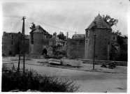 Château de Péronne : les dégâts occasionnés par les bombardements de la Grande Guerre