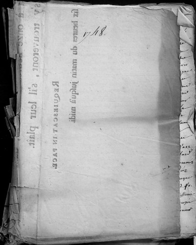 Etude de Me François Henin à Amiens (étude n°3). Minutes de l'année 1748