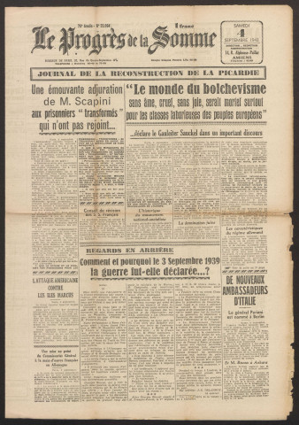 Le Progrès de la Somme, numéro 23064, 4 septembre 1943