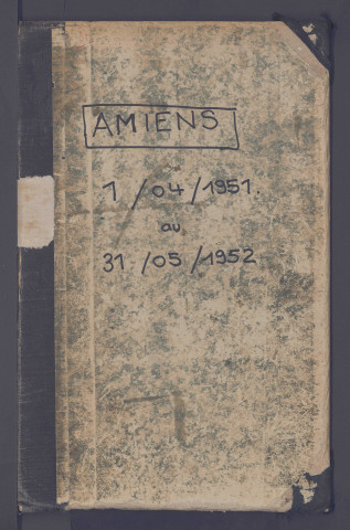 Table des successions et absences du bureau d'Amiens