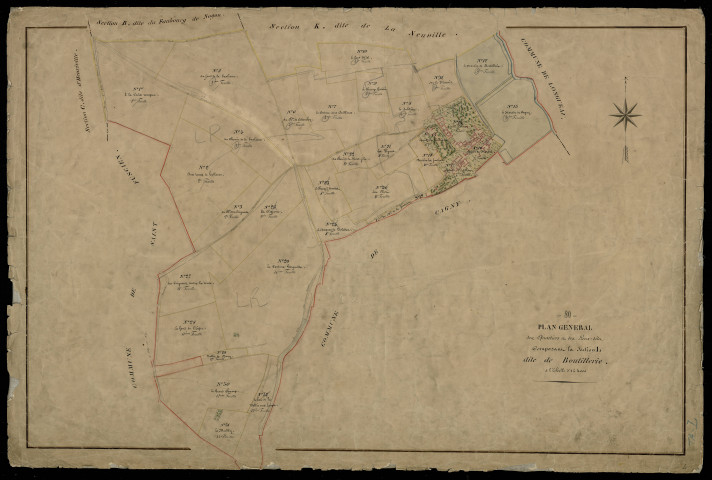 Plan du cadastre napoléonien - Amiens (Amiens) : Boutillerie, L