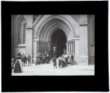 Mariage - église Saint-Honoré - avril 1913 (le photographe a indiqué avril, mais il doit s'agir de mars)