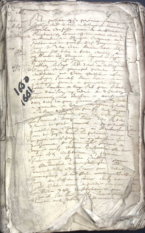 Etude de Me Nicolas Boyenval à Amiens (étude n°5). Minutes des années 1660-1661