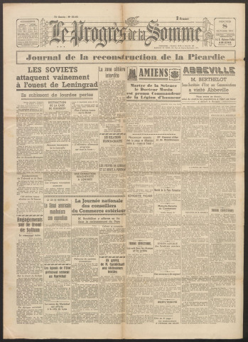 Le Progrès de la Somme, numéro 22481, 8 octobre 1941