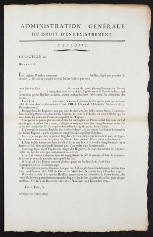 Centième denier du bureau de Conty pour la période du 5 mars 1723 au 5 février 1724