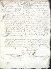 Etude de Me Pierre Trencart à Amiens (étude n°7). Minutes de l'année 1681