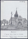 Biermont (Oise) : église Saint-Julien et calvaire - (Reproduction interdite sans autorisation - © Claude Piette)
