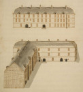 Elévations de bâtiments conventuels de l'abbaye Saint-Pierre de Corbie