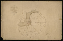Plan du cadastre napoléonien - Cappy : tableau d'assemblage
