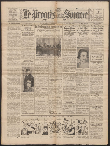 Le Progrès de la Somme, numéro 19936, 8 avril 1934