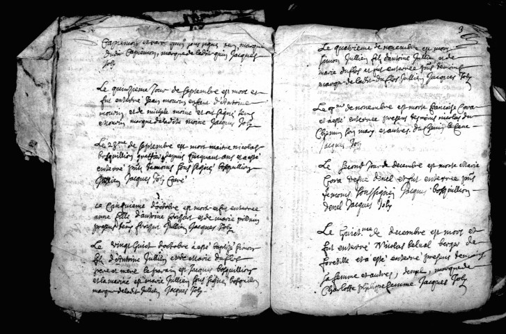 Lignières-lès-Roye (Saint-Médard) : baptêmes, mariages, sépultures