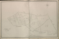 Plan du cadastre napoléonien - Atlas cantonal - Ville-sur-Ancre (Ville-sous-Corbie) : C1