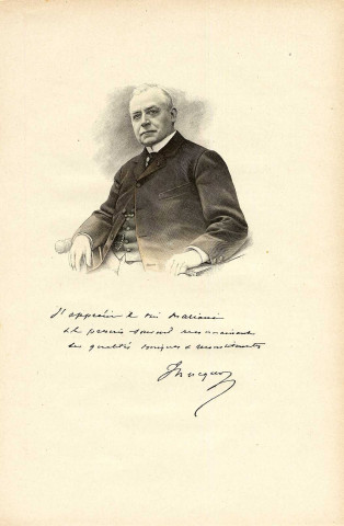 Le Docteur Bucquoy, Président de l'Académie de médecine