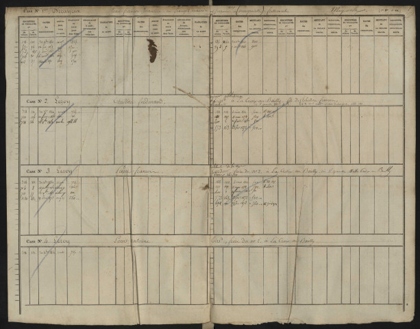 Répertoire des formalités hypothécaires, du 30/12/1841 au 16/04/1842, registre n° 165 (Abbeville)
