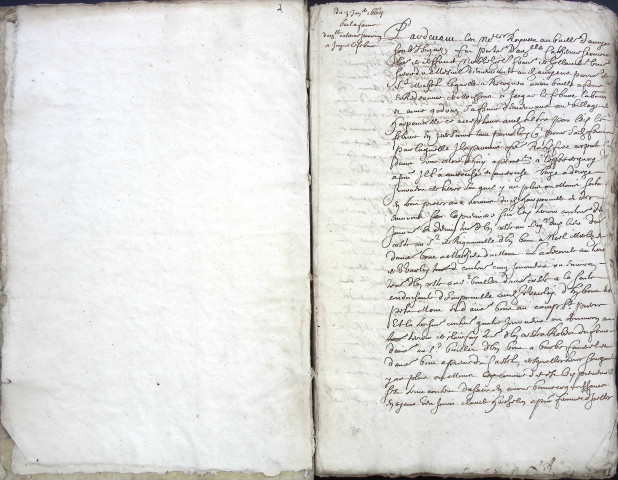 Etude de Me Antoine Perdu à Amiens (étude n°26). Minutes de l'année 1664