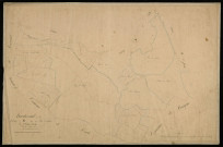 Plan du cadastre napoléonien - Hardecourt-Au-Bois : Bois d'Enhaut (Le), B3