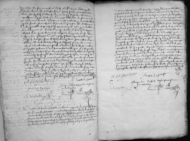 Etude de Me François Lecaron à Amiens (étude n°11). Minutes de l'année 1649