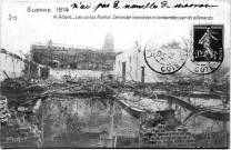 Les usines Rochet Schneider incendiées et bombardées par les Allemands