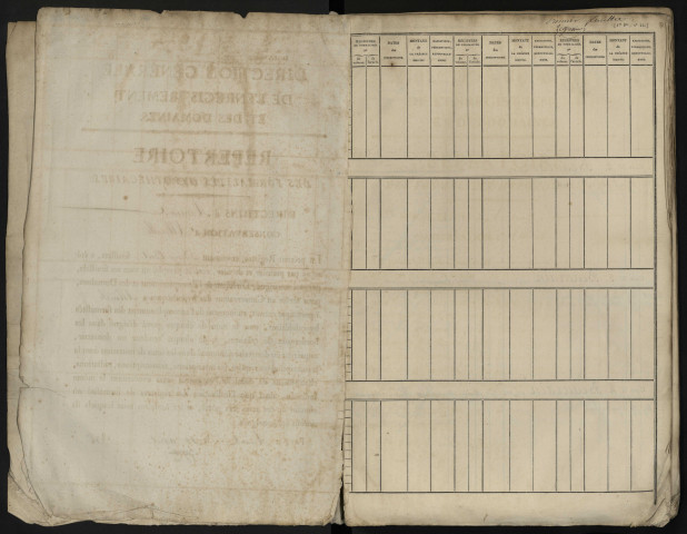 Répertoire des formalités hypothécaires, du 31/10/1834 au 23/03/1835, registre n° 148 (Abbeville)